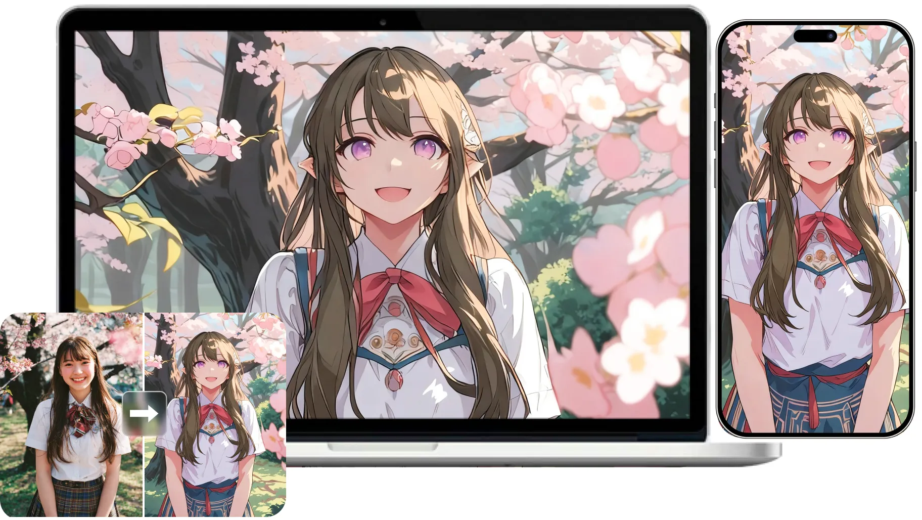 無料で使えるAI写真アニメ化アプリ